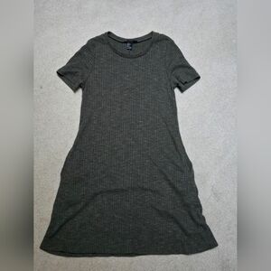 Forever 21 Olive Ribbed Knit Top